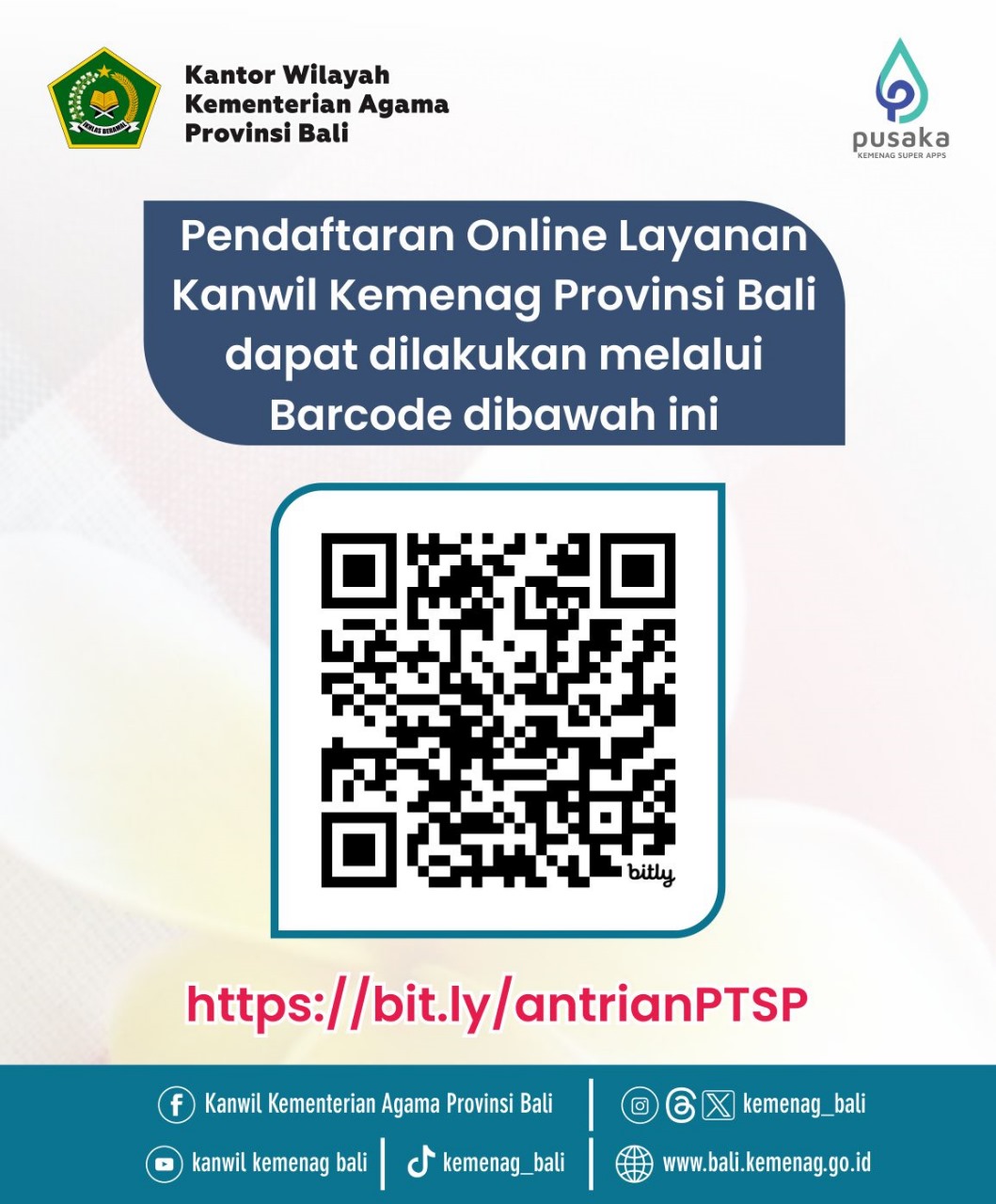 Pendaftaran Online Layanan PTSP