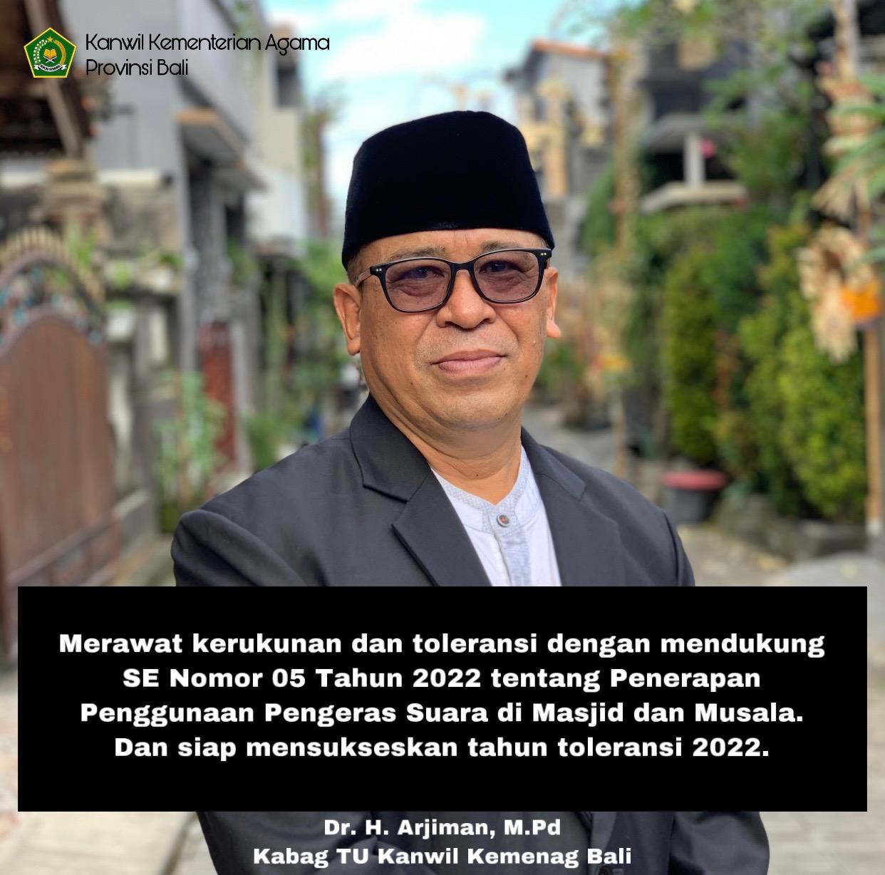 Merawat kerukunan dan toleransi